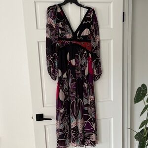 Anthropologie Letrueke Floral Maxi Dress